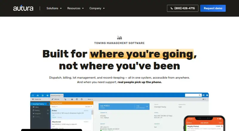 Dispatch Anywhere's website