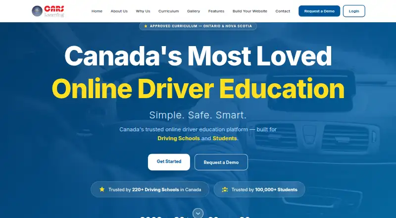 CARS Learning's website