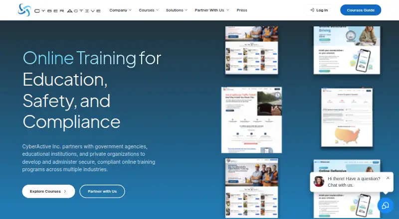 CyberActive's website