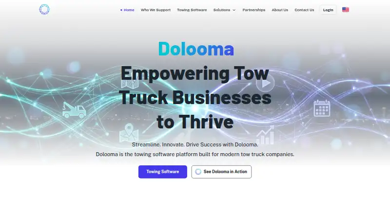 Dolooma Job Management System's website