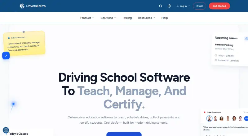 DriversEdPro's website