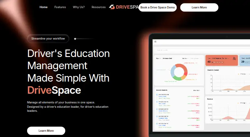 DriveSpace's website