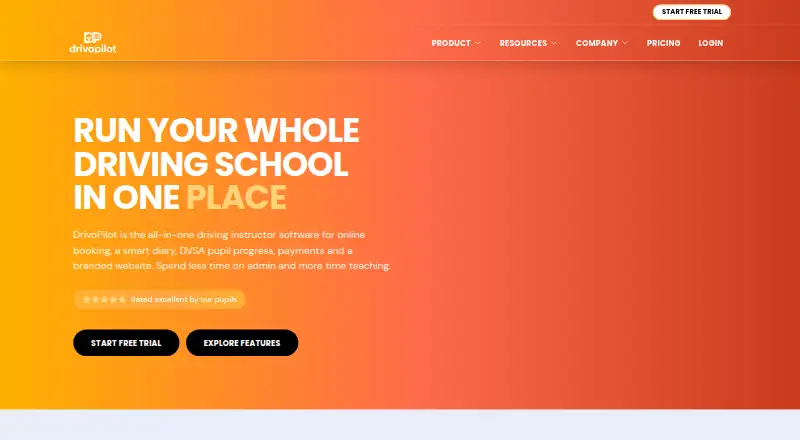 DrivoPilot's website
