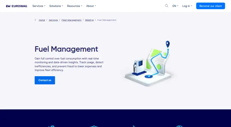 Eurowag Fuel Management's website