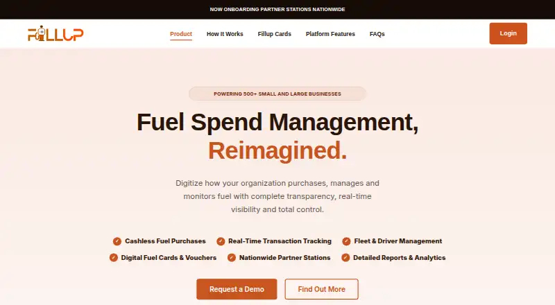 Fillup's website