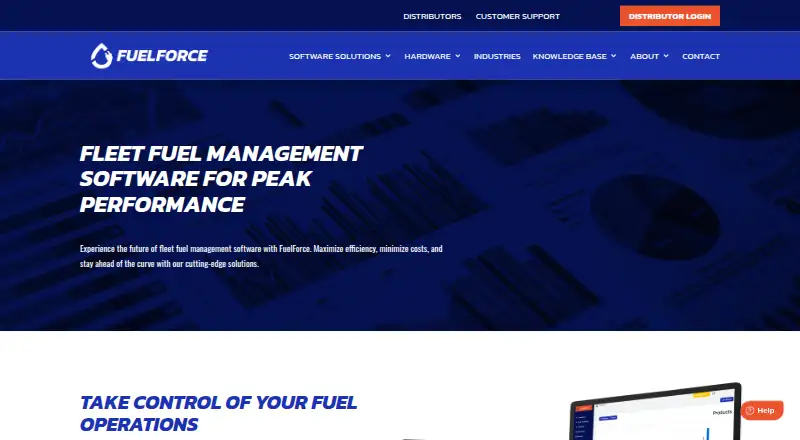 FuelForce's website