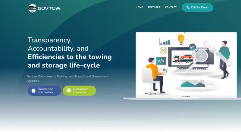 GovTow's website