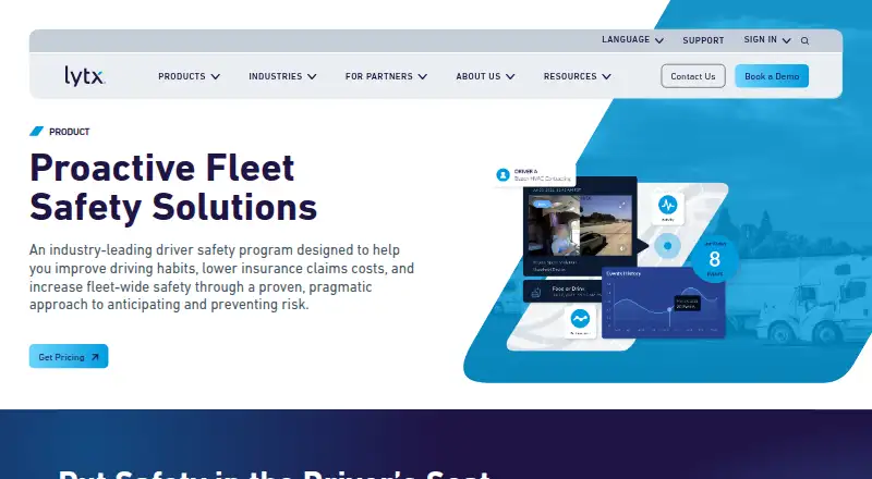 Lytx Fleet Safety's website