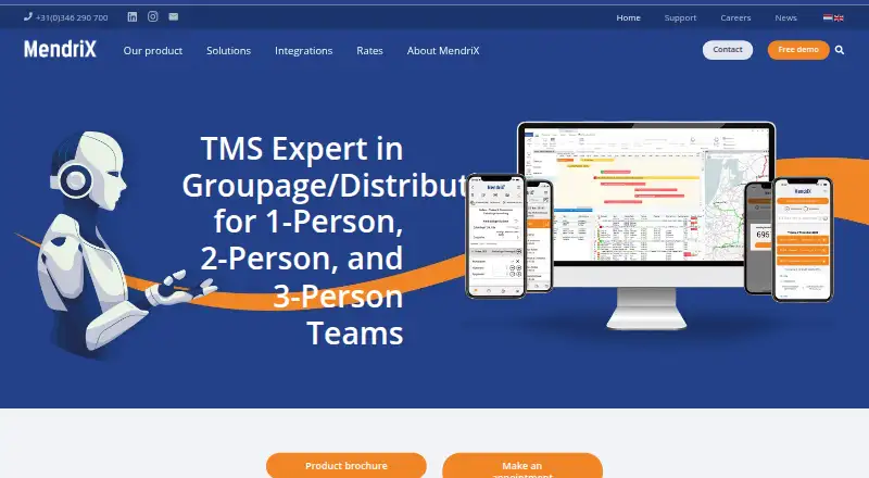 MendriX's website