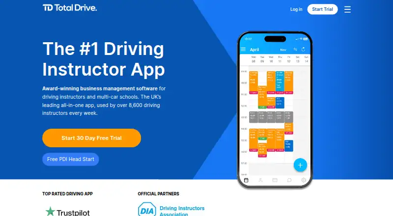 Total Drive's website