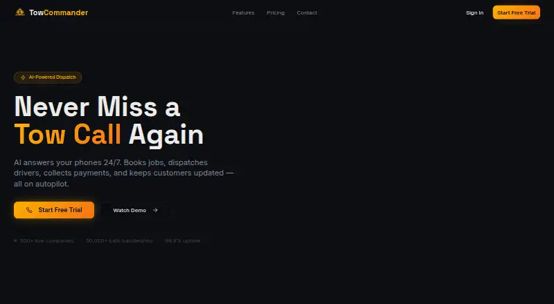 TowCommander's website