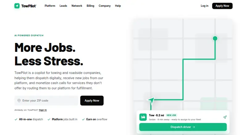 TowPilot's website