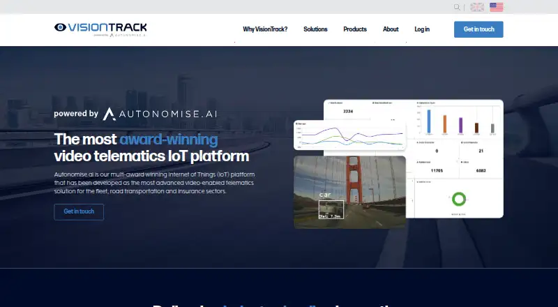 VisionTrack Autonomise.ai's website
