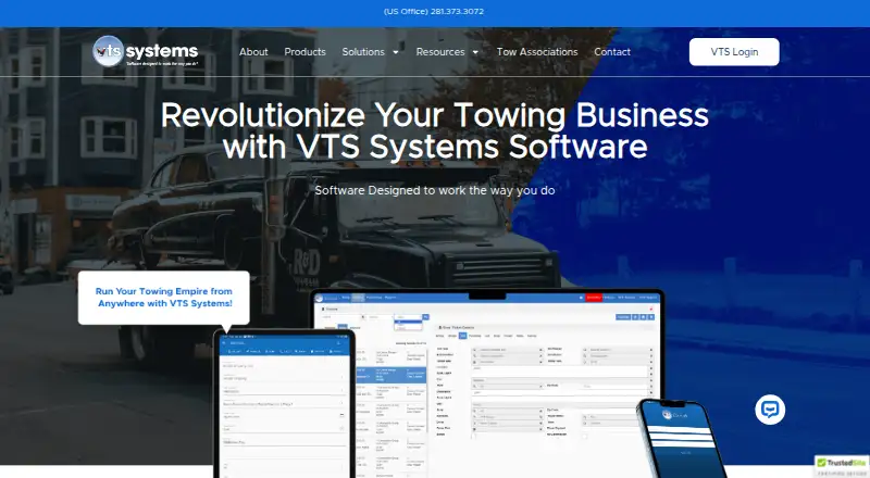 VTS Systems's website