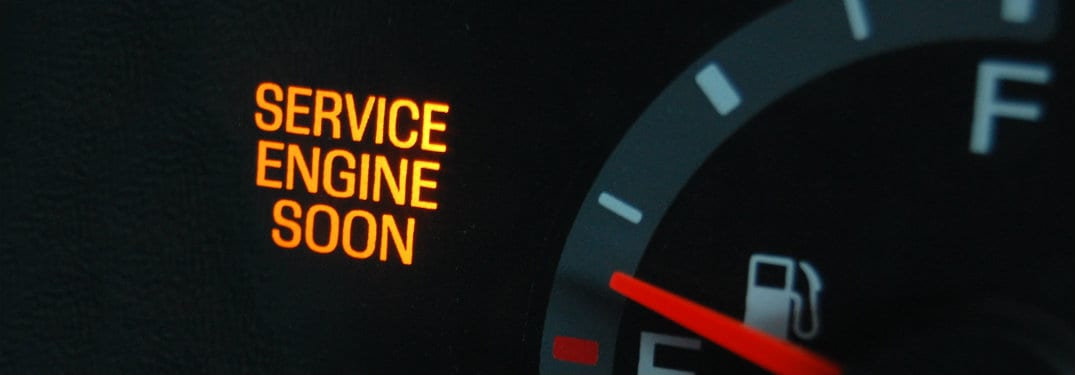 Meaning of check engine light in Nissan models b